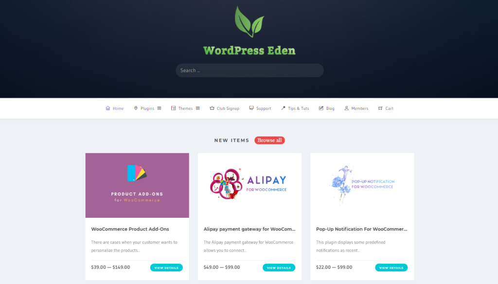 Wp eden