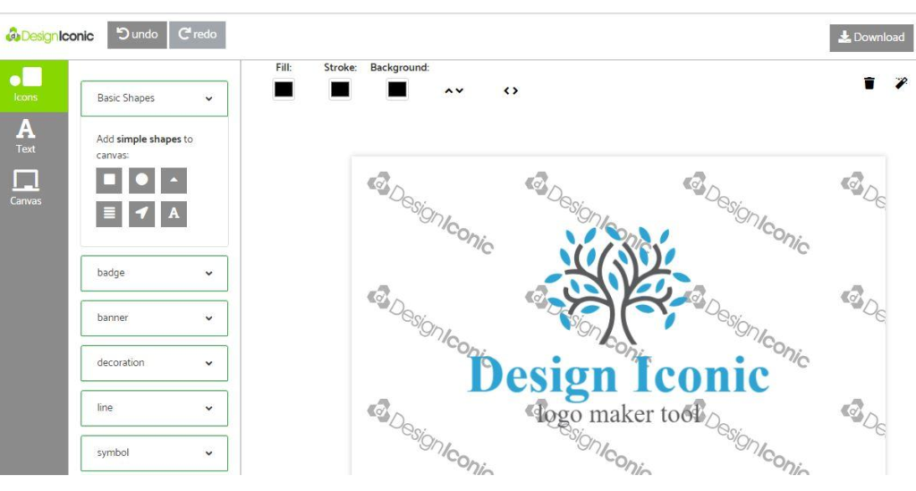 Design Iconic logo maker