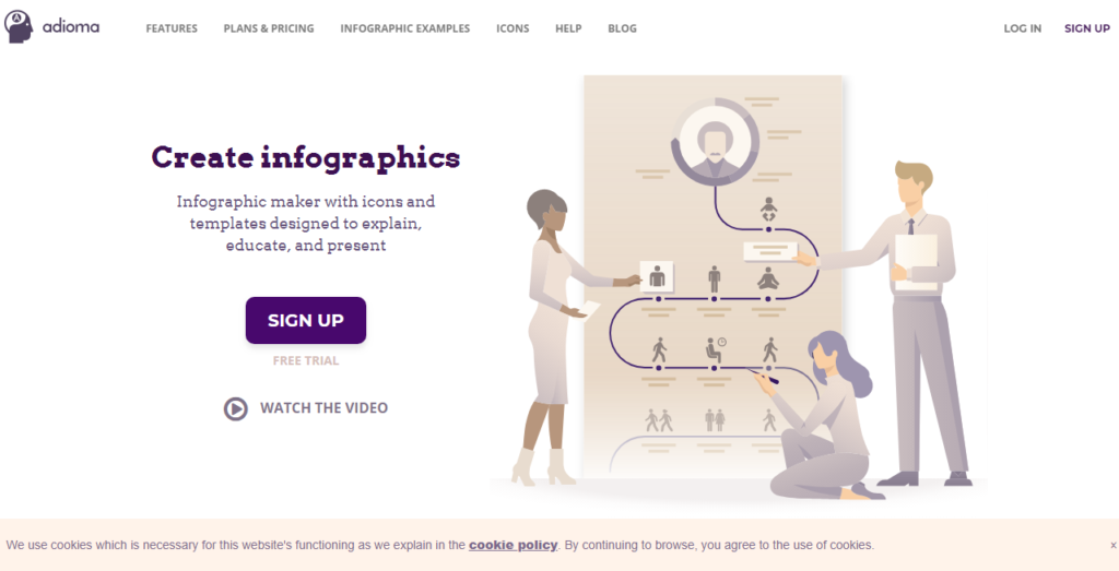 Top 20 Tools for Creating Infographics and Other Social Media Images 116 adioma