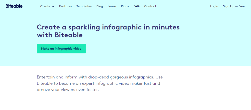 Top 20 Tools for Creating Infographics and Other Social Media Images 114 biteable