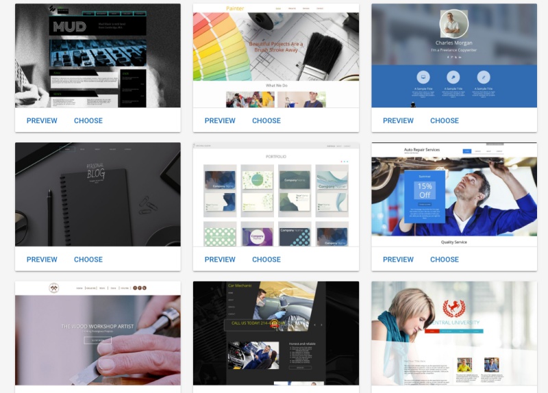 What the New Gator Web Builder Can Do for You 16 design templates