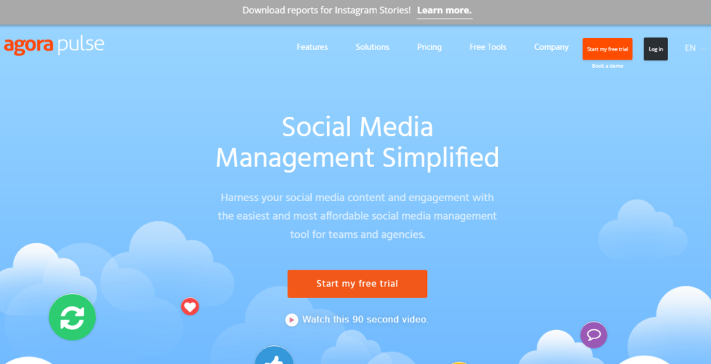 Ultimate List of 38 Tools for Managing Social Media in 2019 209 agora pulse