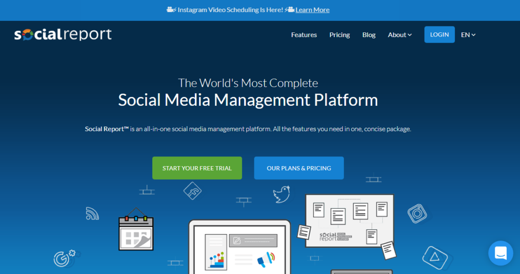 Ultimate List of 38 Tools for Managing Social Media in 2019 224 social report