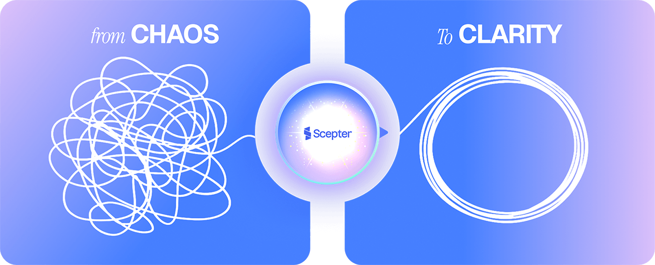 Scepter takes you from Chaos to Clarity