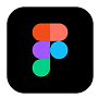 Branding 30 Figma app icon with colored shapes on a black rounded square