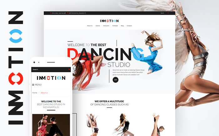 InMotion - Dance School WordPress Theme 