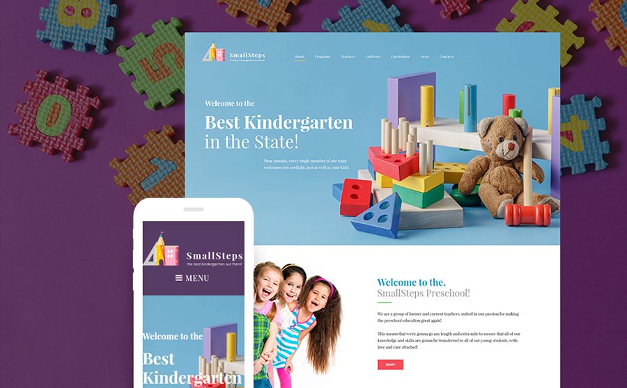 Children Education WordPress Theme 