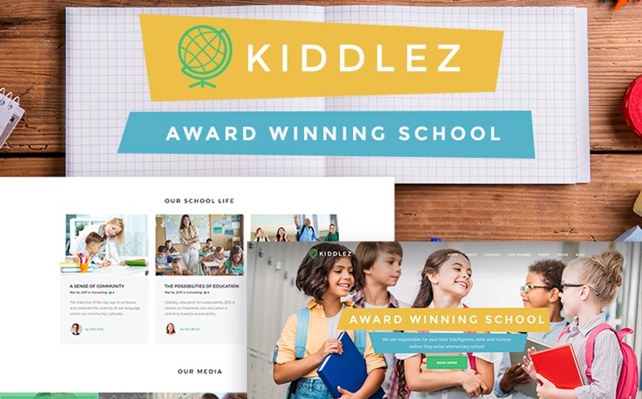 Kiddlez - Primary School Responsive WordPress Theme