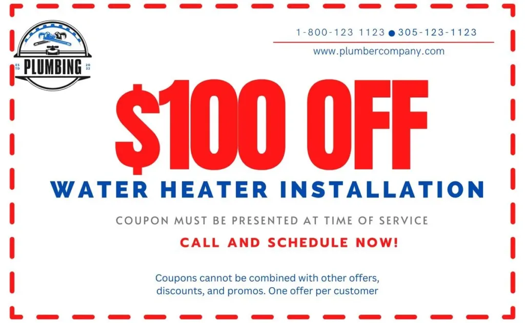 Coupon1- Plumber marketing