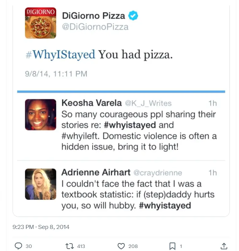 6 Simple Social Media Marketing Strategies You Can Apply To Grow Your Business 12 DiGiorno Pizza tweet