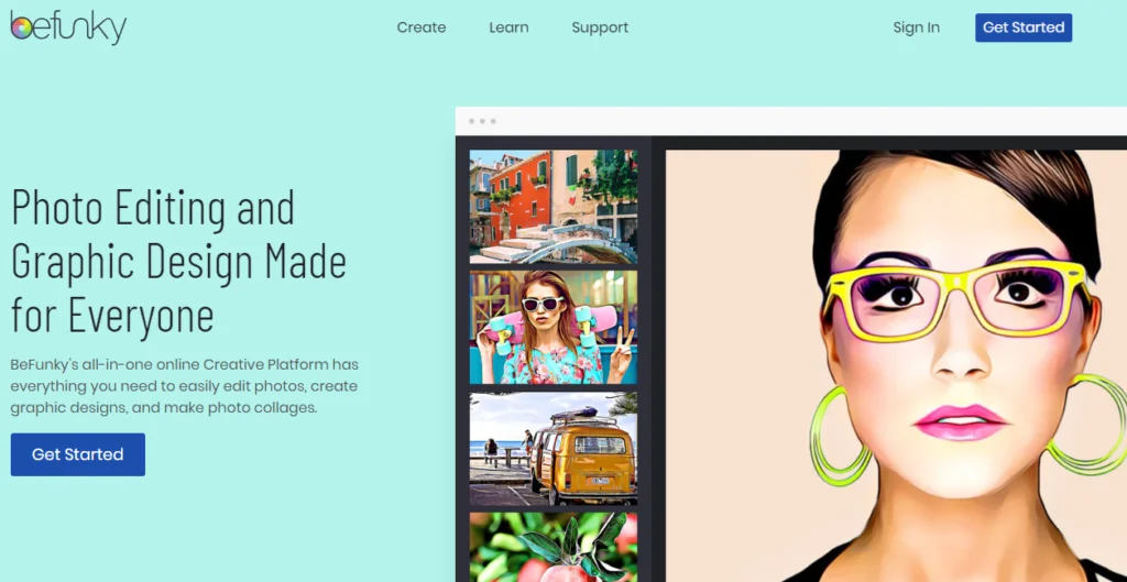 Top 20 Tools for Creating Infographics and Other Social Media Images 110 befunky 1024x529 optimized